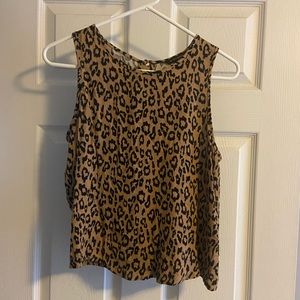 NWT banana republic cheetah dress shirt
